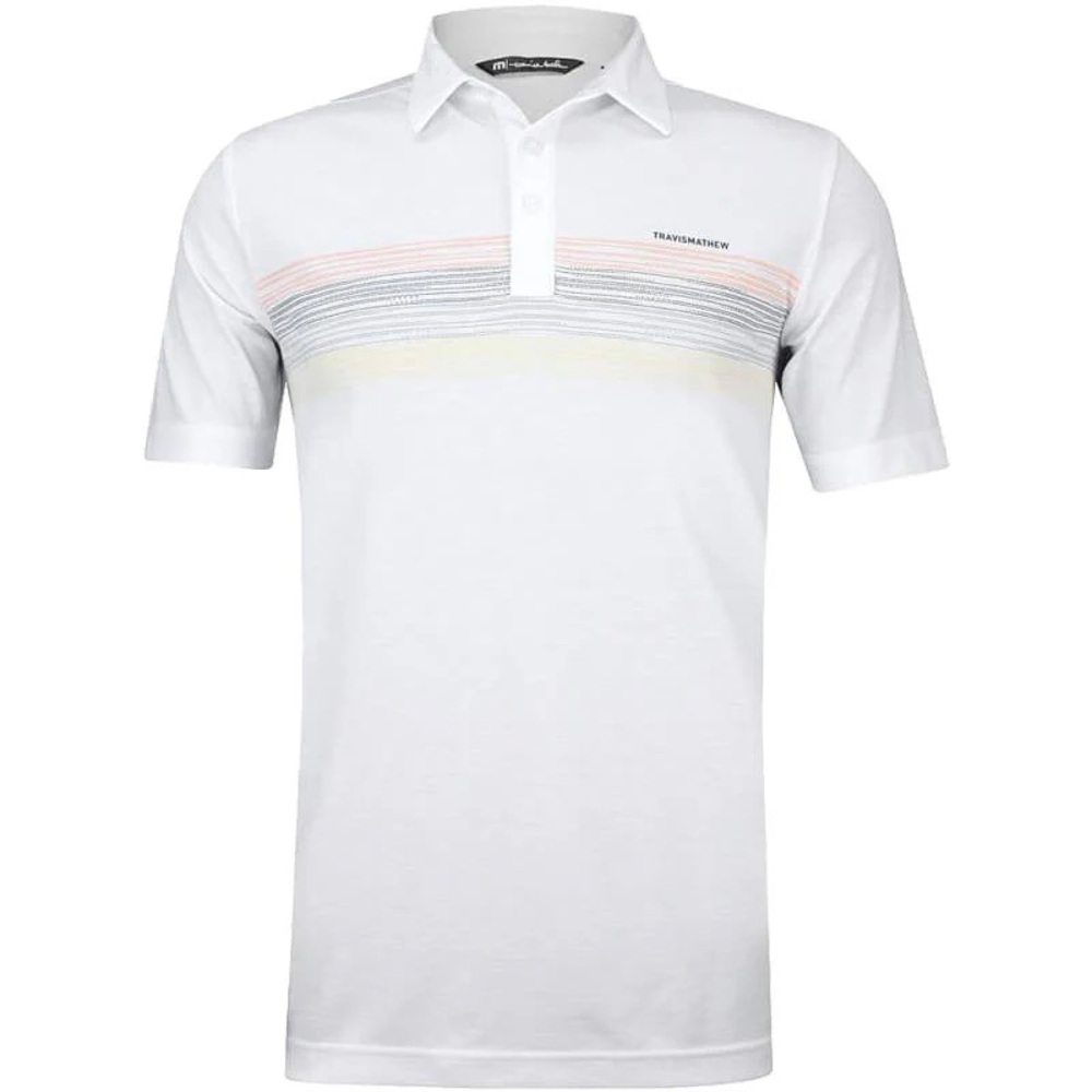 Travis Mathew Multicolor Striped Polo Shirt